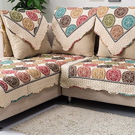 OstepDecor Cotton Square Decorative Throw Pillow Cover Cushion Case 18" x 18" (45 x 45cm)