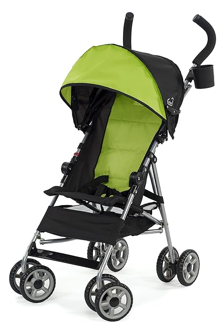 Kolcraft Cloud Lightweight Umbrella Stroller with Large Sun Canopy, Spring Green