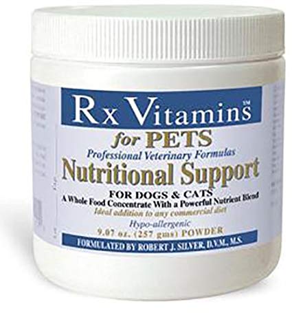 Rx Vitamins Nutritional Support for Dogs & Cats - Nutrient-Filled Food Supplement Powder - Veterinarian Formulated - 9.07 oz Powder