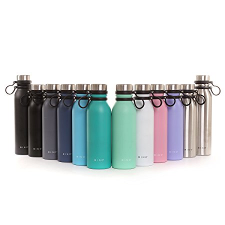BINO Double Wall Vacuum Insulated Stainless Steel Water Bottle