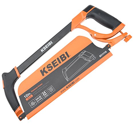 KSEIBI High-Tension Rubber Grip Hacksaw 12-Inch (PRO)