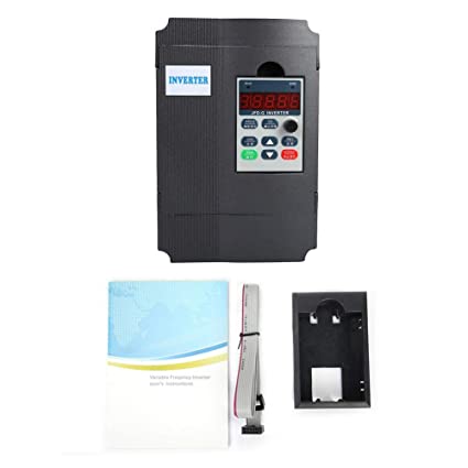 VFD Converter Inverter,220V Universal Single Phase Variable Frequency Drive Motor,PID V/F PWM Control Converter,for Motor Speed Control(1.5KW)