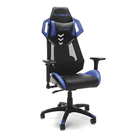 RESPAWN-200 Racing Style Gaming Chair - Ergonomic Performance Mesh Back Chair, Office or Gaming Chair (RSP-200-BLU)