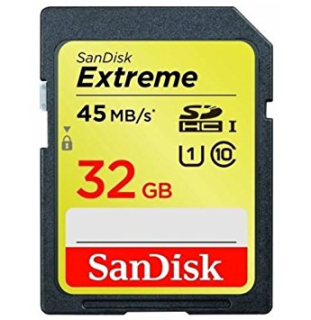 SanDisk 32GB Extreme SDHC Class 10 Card Secure Digital Memory 30MB/s SDSDX-032G - Bulk Packaging