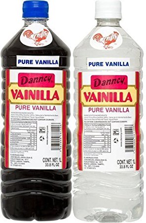 Danncy Pure Vanilla Extract From Mexico 33oz Each 2 Plastic Bottle Lot Sealed
