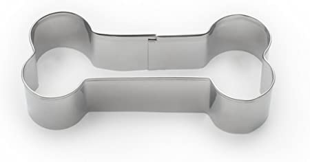 Fox Run Dog Bone Cookie Cutter, 3-Inch, Stainless Steel