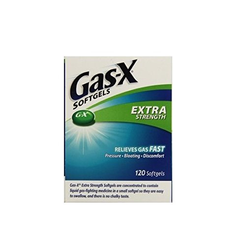 Gas-X NEW SIZE "Extra Strength Antigas Simethicone, PACK OF 240 Softgels Total