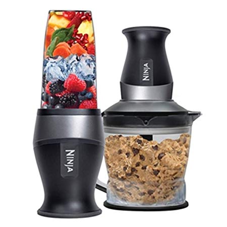 Ninja Nutri Ninja 2-in-1 food processor with powerful 700 Watt pod & 40 oz. Processor Bowl - QB3000 (Certified Refurbished)