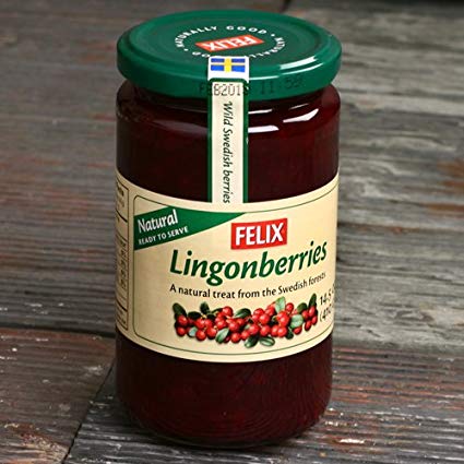 Swedish Lingonberry Preserves by Felix (14.5 ounce)