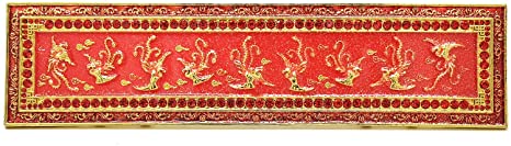 fengshuisale Feng Shui Red Nine Phoenix Plaque for Home Office Decor W4327