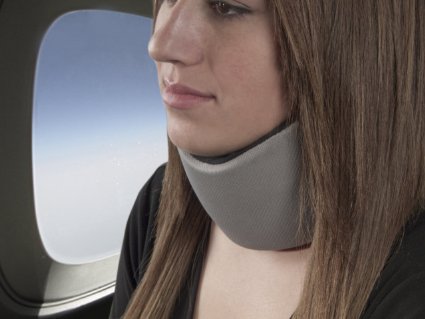 Embrace Sleep Collar Travel Pillow Gray - Full Support Keeps Your Head and Neck in Proper Alignment