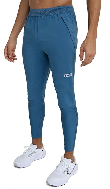 TCA Men's Elite Lightweight Tapered Running Trouser with Zip Pockets