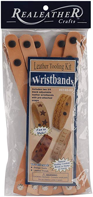 Realeather Crafts Leather Kit-Narrow Wristband