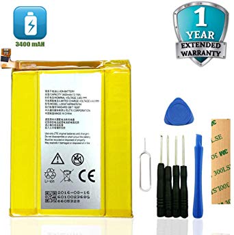 for ZTE ZMax Pro Z981 Replacement Battery Li3934T44P8H876744 Adhesive Tool