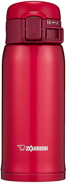 Zojirushi SM-SE36RZ Stainless Steel Vacuum Insulated Mug, 12-Ounce, Garnet Red