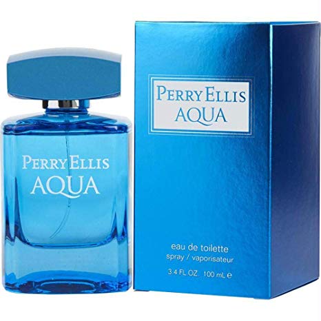 Perry Ellis Aqua For Him Eau De Toilette 3.4 oz Spray
