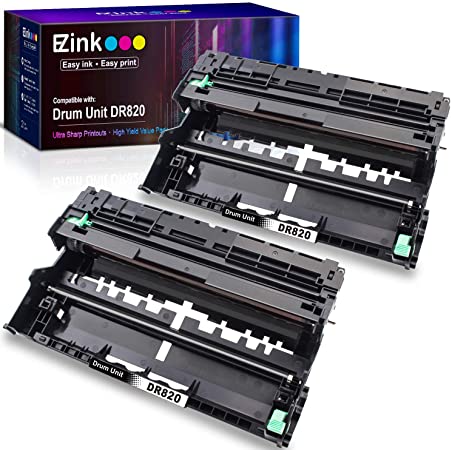 E-Z Ink (TM) Compatible Drum Unit Replacement for Brother DR 820 DR820 DR-820 to use with MFC-L5900DW HL-L6200DW HL-L5100DN MFC-L5800DW MFC-L5700DW HL-L5200DWT MFC-L6700DW HL-L5200DW (2 Drum Unit)