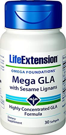 Life Extension Mega Gla with Sesame Lignans, 30 Softgels