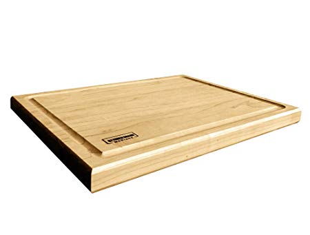 Maple Wood Cutting Boards for Kitchen | Hardwood Kitchen Board that Serving as a Thick Wooden Block for Your Kitchen 12X9