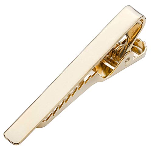 JOVIVI Free Engraving - Personalized Custom Mens Exquisite Stainless Steel Tie Bar Clip for Skinny Ties,Father's Day Gift,with Box
