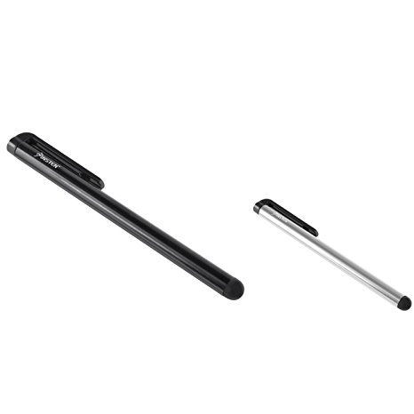 2 x STYLUS PEN FOR APPLE IPOD TOUCH IPHONE 2G 3G (Black   Silver)