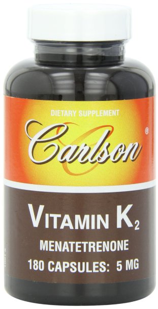 Carlson Labs Vitamin K-2 5mg 180 Capsules