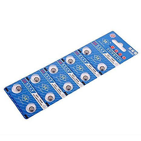 10 x AG1 LR621 60LR 164 Button Cell Battery