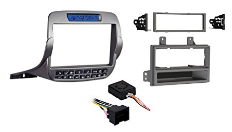Metra 99-3010S-LC Double/Single DIN Installation Kit for Chevy Camaro 2010-UP (Silver)