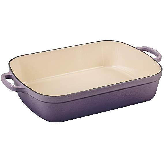 Le Creuset Signature Cast Iron Rectangular Roaster, 5.25-Quart, Provence