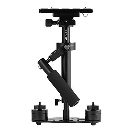 YKS Handheld Camera Stabilizer,Mini Handheld Stabilizer S40 with Quick Release 1/4" ScrewPlate for Camera Video DV DSLR Nikon Canon, Sony, Panasonic (Black)