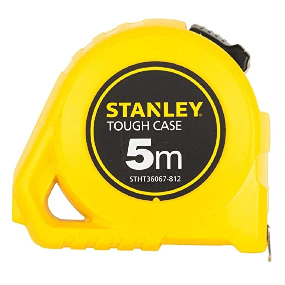 STANLEY STHT36127-812 5 Meter Plastic Short Measuring Tape (Yellow)