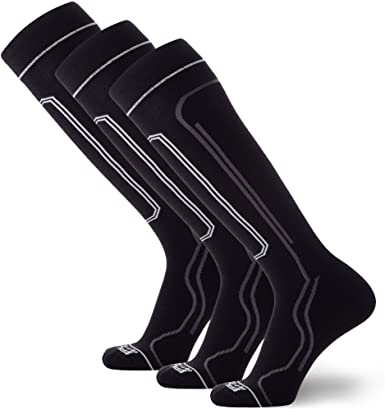 Ultra-Thin Lightweight Ski Socks - Snowboarding Skiing Sock, Merino Wool