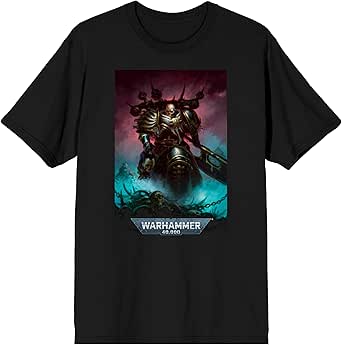 Warhammer 40000 Chaos Warriors Men's Black Graphic Tee