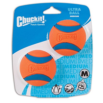 ChuckIt! Medium Ultra Balls 2.5 inch, 2-Pack