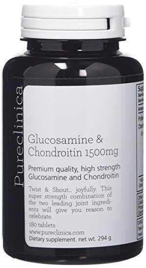 1500mg Glucosamine HLC and Chondroitin x 180 tablets (3 months supply)