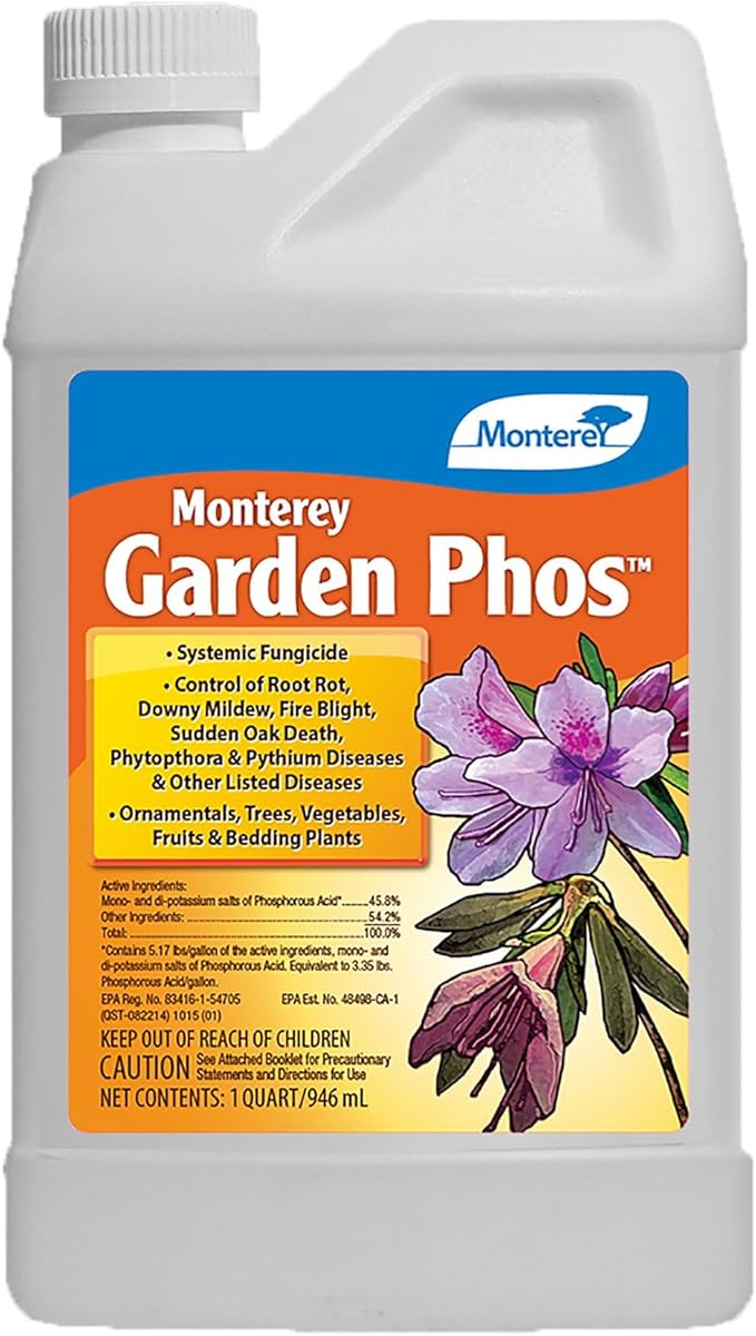 Lawn & Garden Products LG 3308, 32 oz Monterey GardenPhos Fungicide