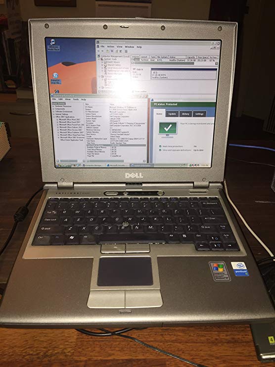 Slim DELL LATITUDE D400, 1.8Ghz, 40GB Hard Drive, WiFi, Windows XP Pro