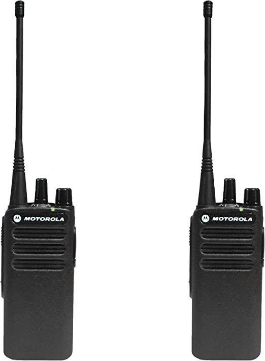 2 Pack of Motorola CP100D Analog Two Way Radio, 160 Channel, 4 Watt (403-480MHz)