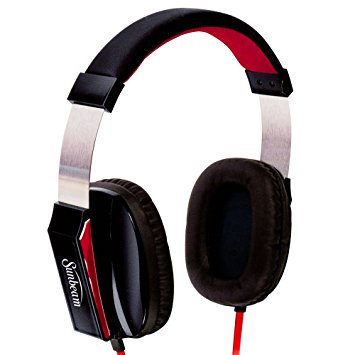 Sunbeam 72-SB650 Stereo Big Bass Headphones with Microphone - Black
