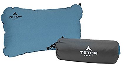 TETON Sports ComfortLite Self Inflating Pillow; Free Stuff Sack Included