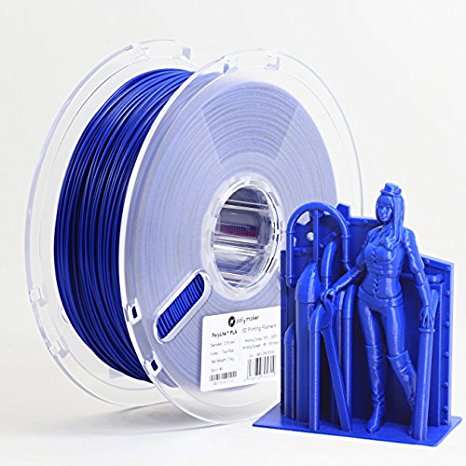 PolyLite 3D Printer Filament, PLA Filament, 1.75 mm Filament, 1Kg (2.2lb), Blue