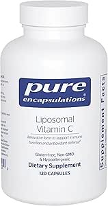 Pure Encapsulations Liposomal Vitamin C - Immune Support Supplement* - Antioxidant Nourishment - Daily Vitamin - Non-GMO & Gluten Free - 120 Capsules