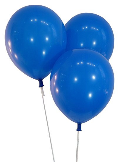 Creative Balloons 12" Latex Balloons - Pack of 72 Pieces - Decorator Royal Blue