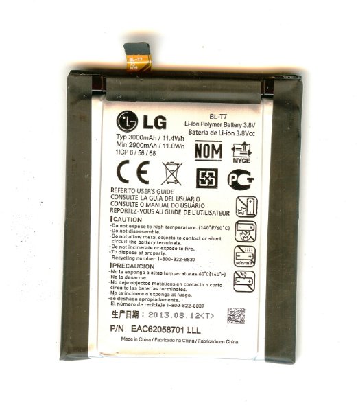 Original 3000mAH Internal BatteryFlex Parts BL-T7 Replacement For LG G2