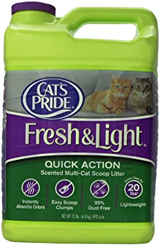 Cat's Pride Fresh and Light Multi-Cat Premium Scoopable Litter