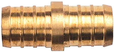 VIVO Brass Crimp Fitting 1/2 inch x 1/2 inch (pack of 8) PEX Coupling (PEX-C-0505)