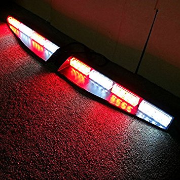 VSLED Car Truck Emergency Beacon Light Bar Hazard Strobe Warning Exclusive Split Visor Deck Dash 2x 16 LED Strobe LightBar