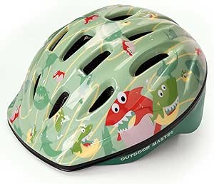 OutdoorMaster Kids Bike Helmet - from Toddler to Youth Sizes - Adjustable Safety Unicorn Helmet for Children (Age 3-15), 14 Vents for Multi-Sport