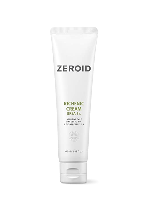 ZEROID Richenic Cream Urea 5% Intensive Care for Severe Dry & Disordered Skin (60 mL)
