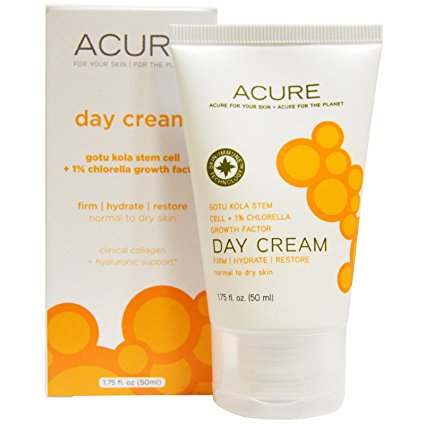 Acure Organics, Day Cream, Gotu Kola Stem Cell + 1% Chlorella Growth Factor, 1.75 fl oz (50 ml (pack of 2)) by Acure Organics